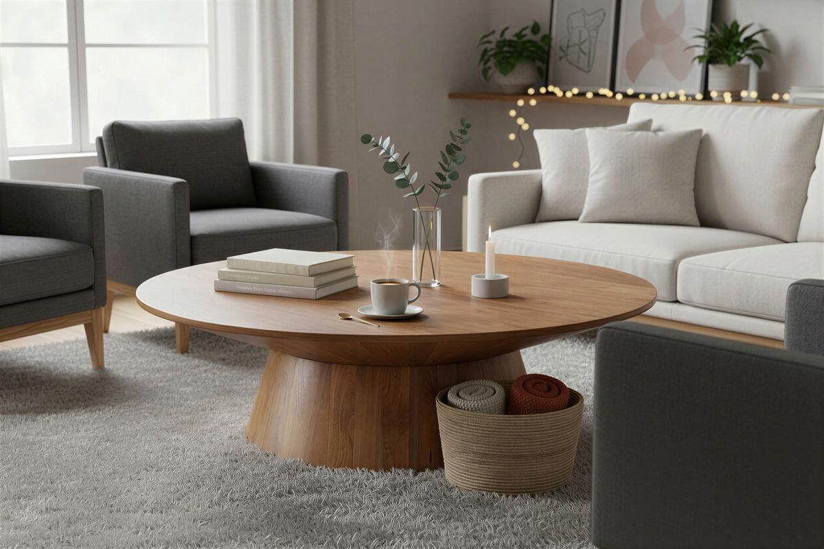 Couchtisch Naturfarben B: 130 cm - Naturfarben, Design, Holz (130/68/41cm) - MID.YOU