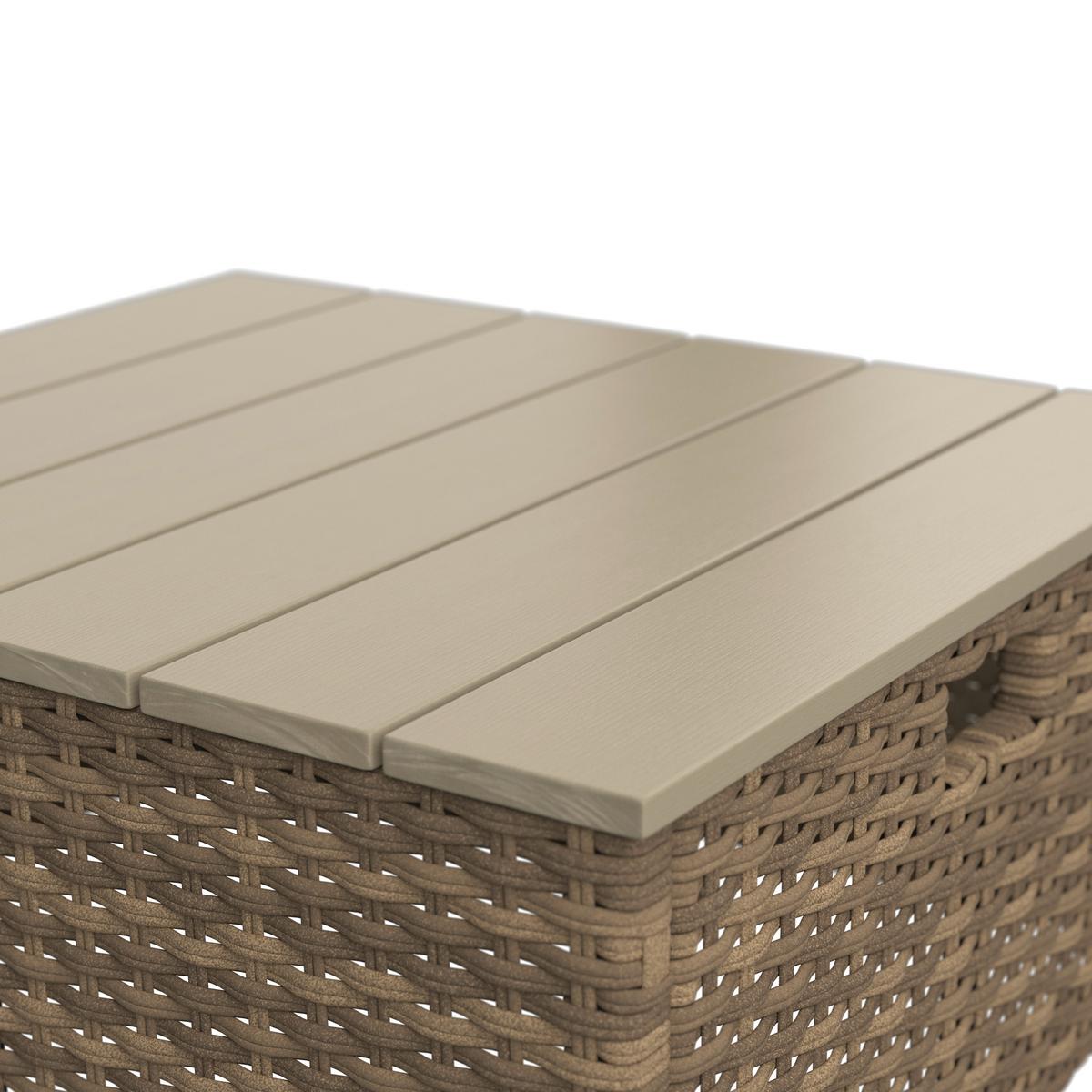 Loungegarnitur Bellagio - Gelb/Grau, MODERN, Kunststoff/Textil (178/67,5/67,5cm) - Beldano