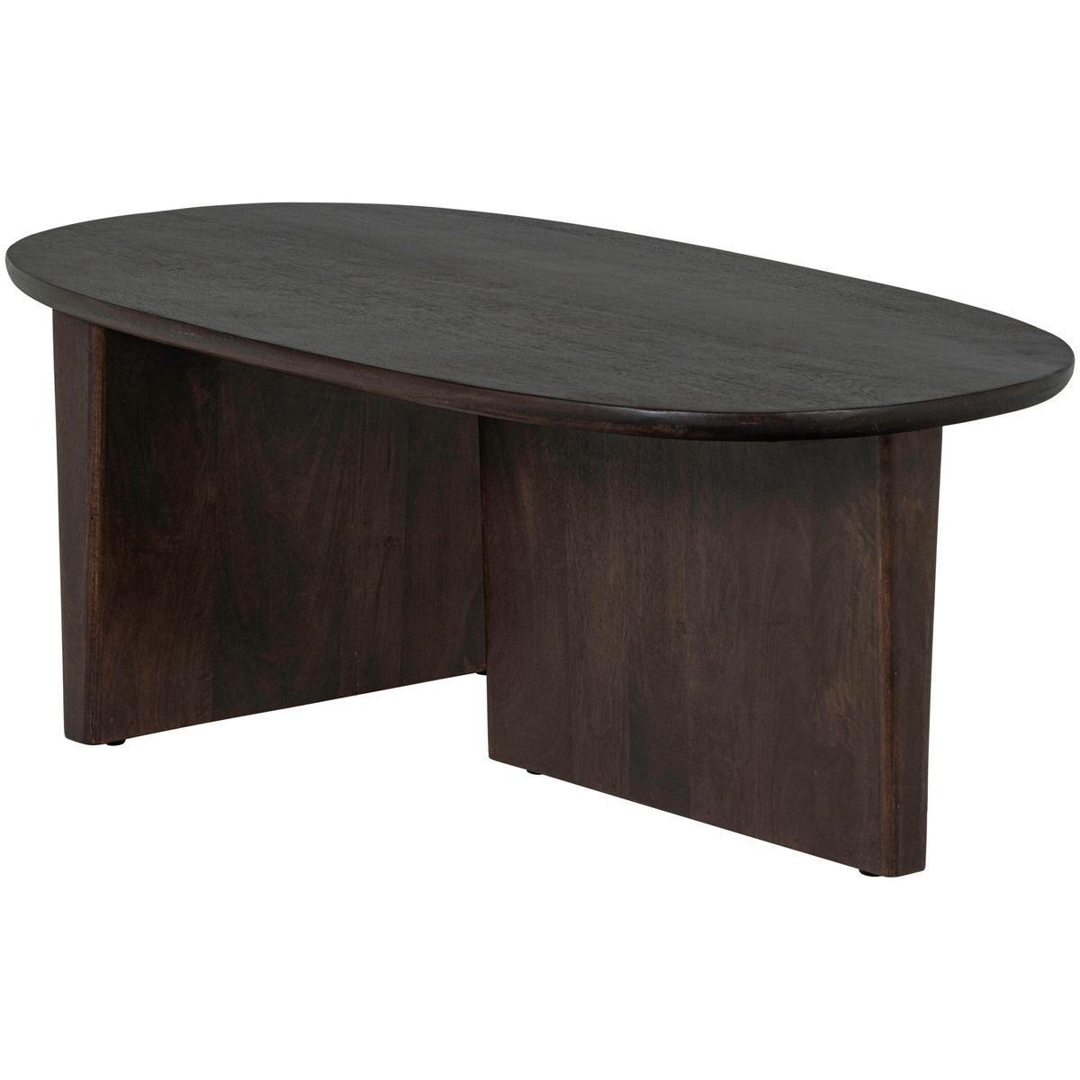 Couchtisch Seam Walnussfarben B: 110 cm - Walnussfarben, Design, Holz (110/60/40cm) - Livetastic