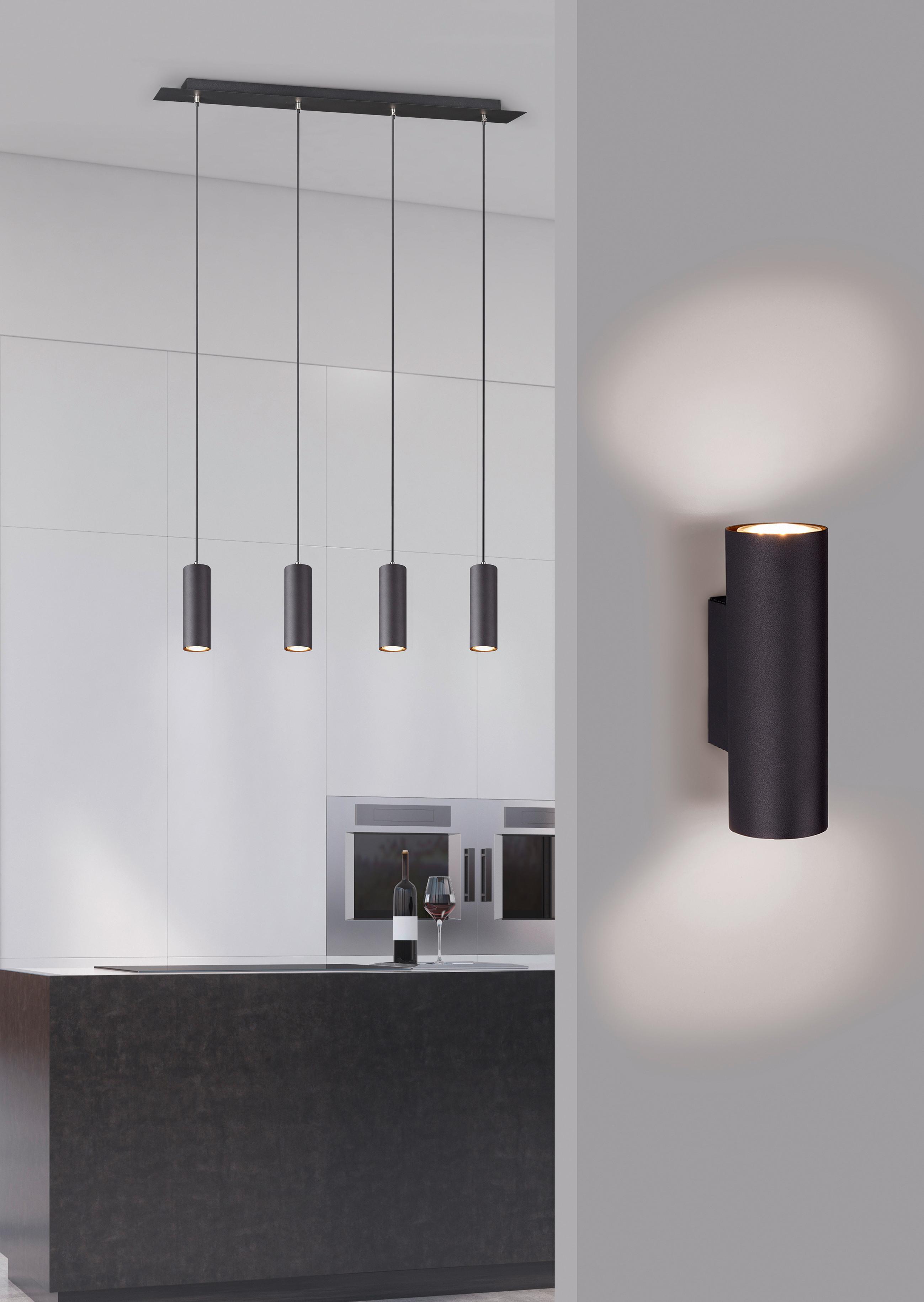 Wandleuchte 212400232 Marley - Schwarz, Basics, Metall (18/6/8cm) - Trio Leuchten