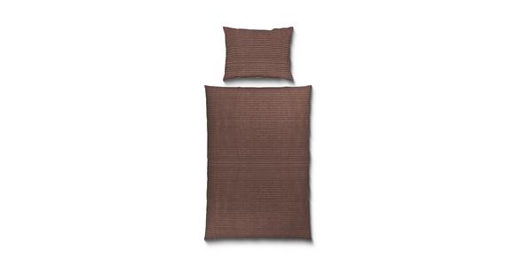 Bettwäsche Sina - Taupe, MODERN, Textil - Luca Bessoni