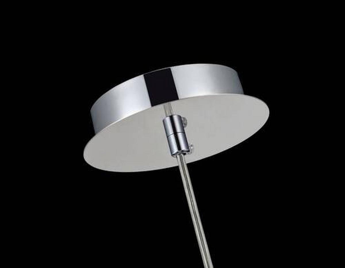 Pendelleuchte Fermi - Transparent/Nickelfarben, Trend, Glas/Metall (20/20/17,5cm) - MAYTONI