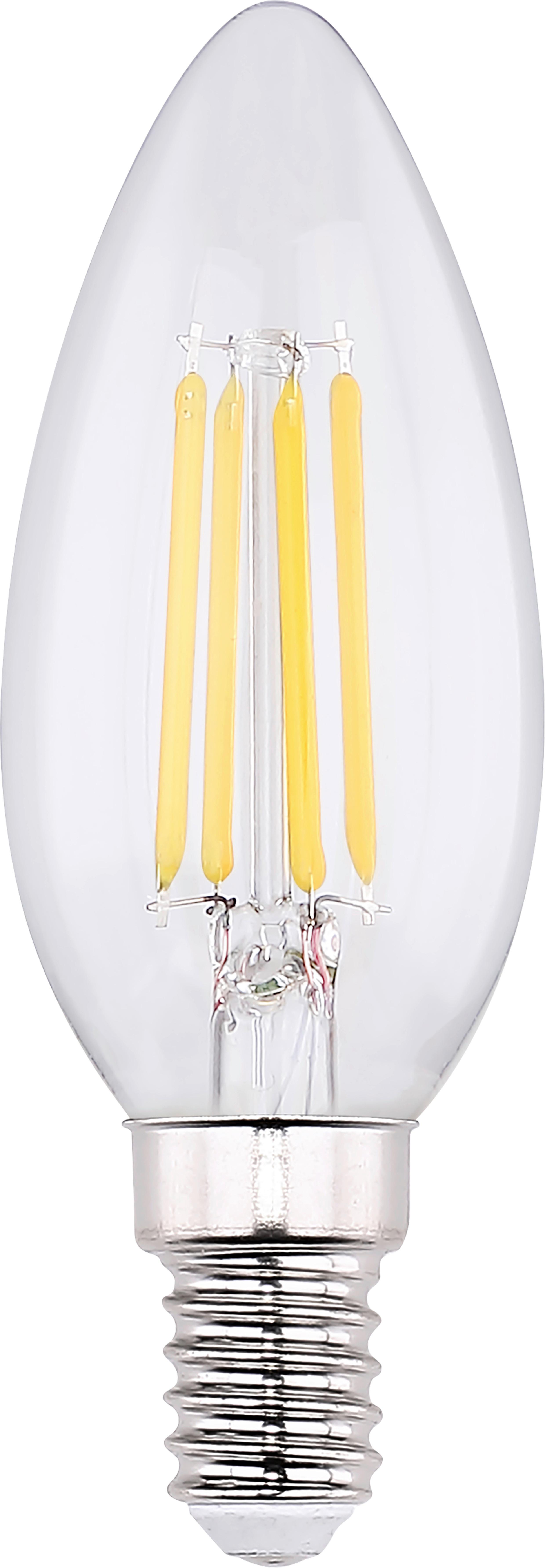 LED žárovka 10588-3 max. 4 Watt - čiré, sklo (3,5/9,8cm) - Mömax