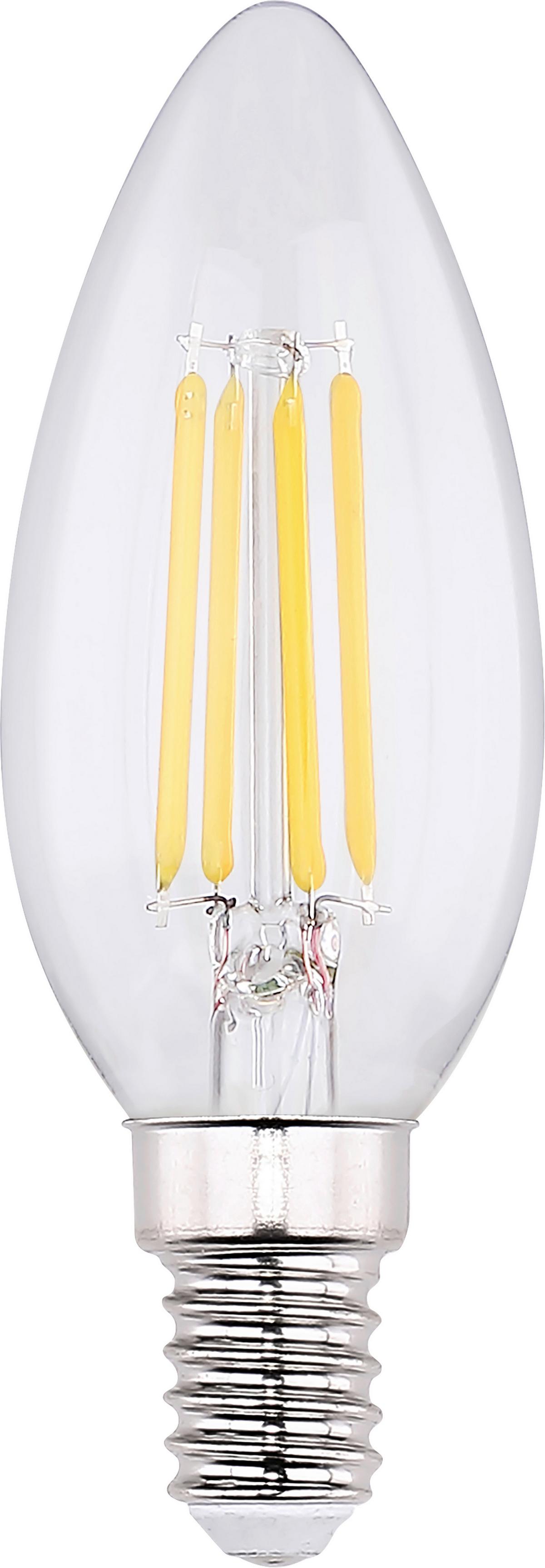 LED žárovka 10588-3 max. 4 Watt - čiré, sklo (3,5/9,8cm) - Mömax