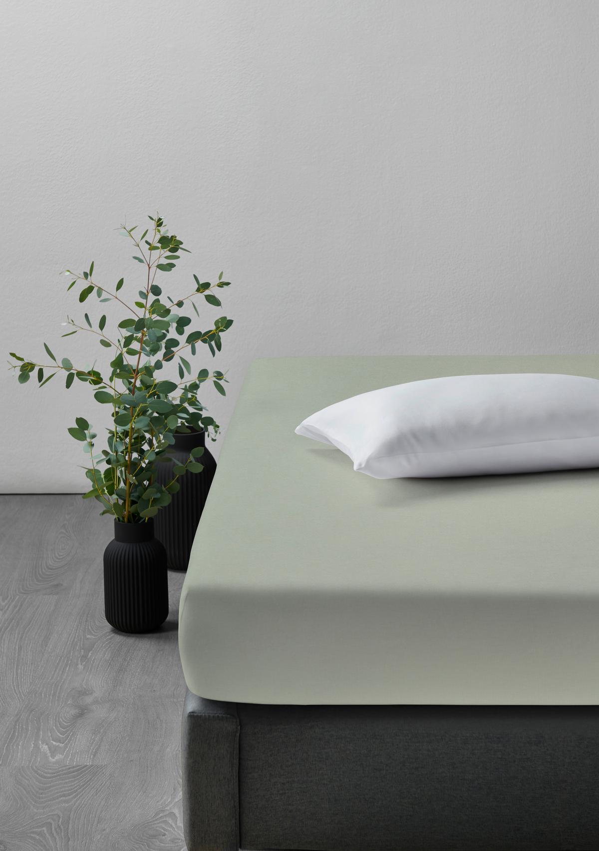 NAPÍNACIA PLACHTA NA BOXSPRIN Elasthan Hoch, 150/200cm - zelená, textil (150/200cm) - Premium Living