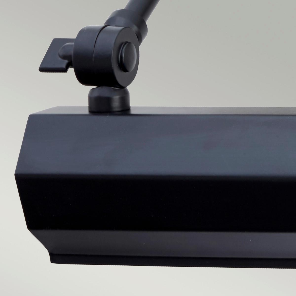 Bilderleuchte Chawton-pls-blk Schwarz, 1-Flammig - Schwarz, Basics, Metall (18.2/11.9/18.6cm) - Elstead Lighting