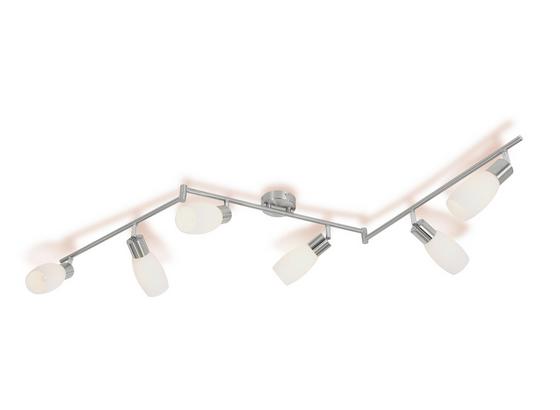 Deckenspot Brigitte - Nickelfarben, KONVENTIONELL, Glas/Metall (150/8/27,2cm) - Ombra Deckenspot Brigitte - Nickelfarben, KONVENTIONELL, Glas/Metall (150/8/27,2cm) - Ombra