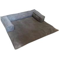Pohovka pre psa PET FLAT, antracitový menčester - tmavosivá, Konventionell, textil (105/20/105cm) - Mömax