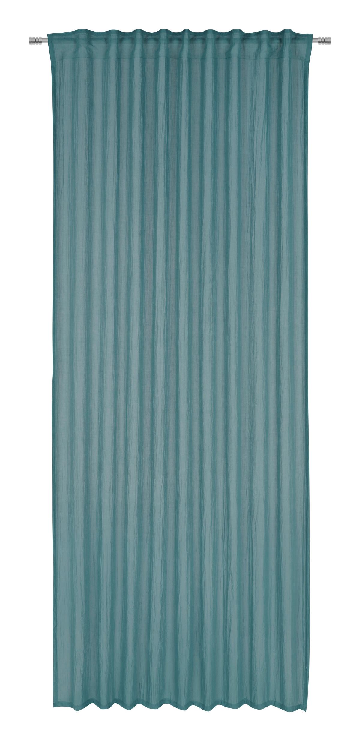 HOTOVÝ ZÁVES Ramona, 135/245cm, modrá - svetlomodrá, Modern, textil (135/245cm) - Modern Living
