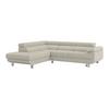 Ecksofa Savona - Greige, MODERN, Textil (230/270cm) - Ondega