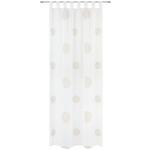 Vorhang mit Schlaufen und Band Pauline 140x255 cm Beige - Beige, MODERN, Textil (140/255cm) - Luca Bessoni