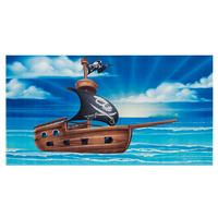 Kinderteppich Piratenschiff Blau Lovely Kids 80x150 Cm - Blau, Trend, Textil (80/150cm)