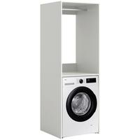 Waschmaschinenschrank Free Weiß B: 66cm - Weiß, Basics, Holzwerkstoff (66/195/60cm) - MID.YOU