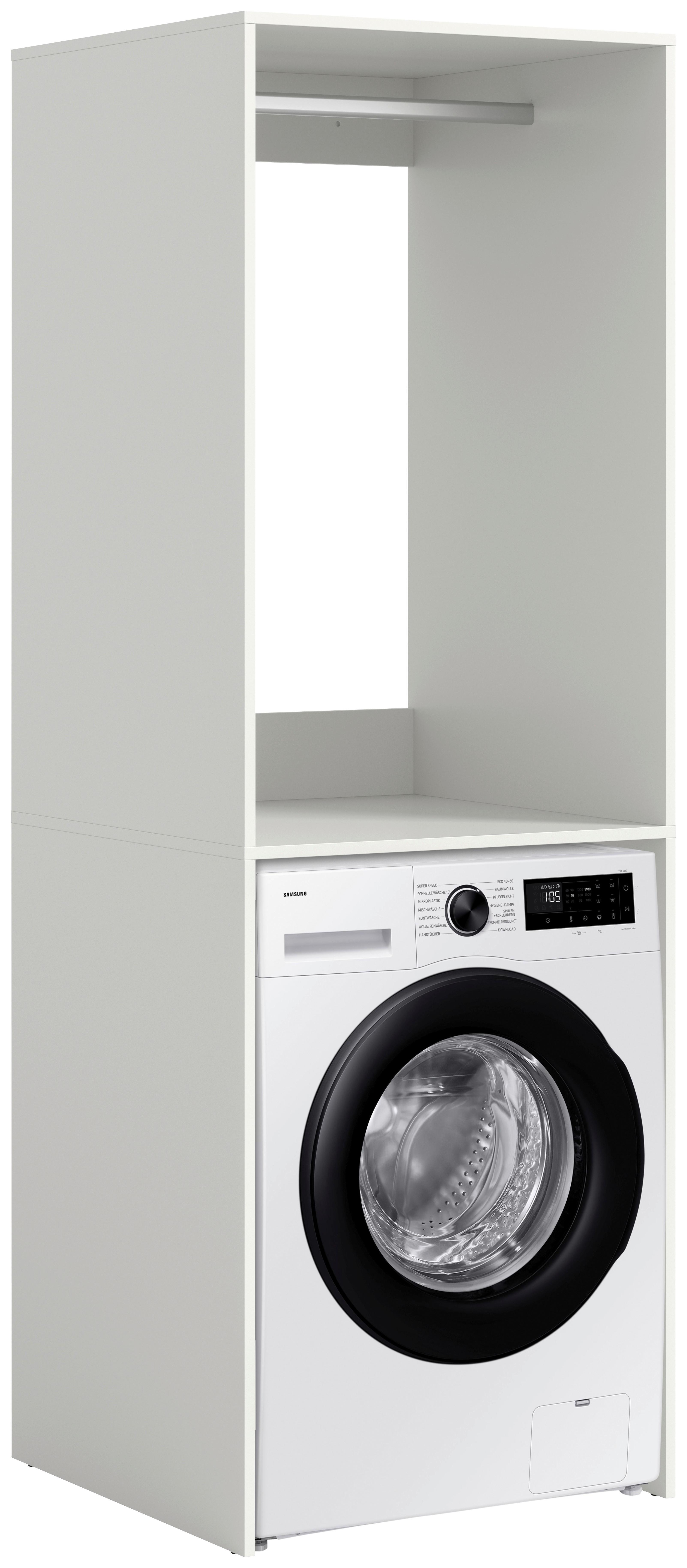 Waschmaschinenschrank Free Weiß B: 66cm