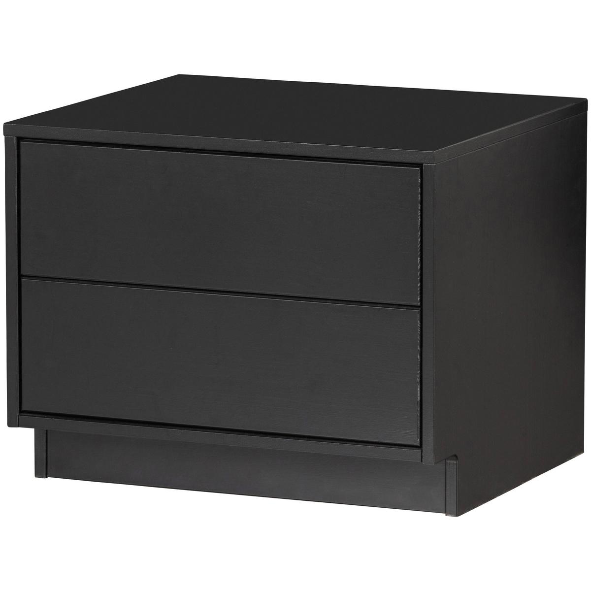 Lowboard Finca Schwarz B: 50cm - Schwarz, Design, Holz (50/40/40cm) - Livetastic