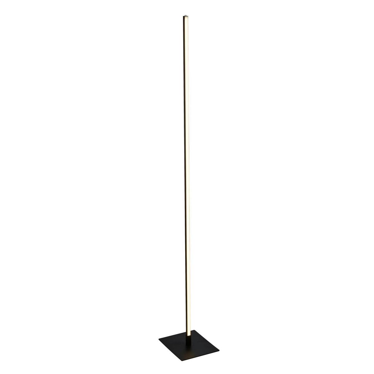 LED-Stehleuchte Eu96383-1bk - Schwarz/Weiß, Basics, Kunststoff/Metall (20/150/24cm)