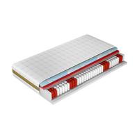Taschenfederkernmatratze Magic Ragone 120x200 Cm H2 H: 26 Cm - Textil (120/200cm)