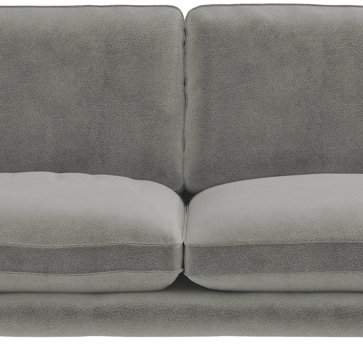 Ecksofa Bali - Champagner/Schwarz, Design, Textil (250/202cm) - Livetastic