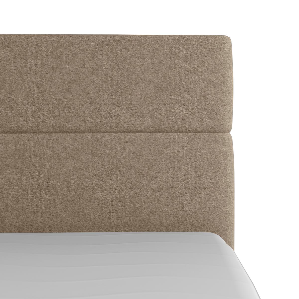 Boxspringbett mit Bettkasten Verona 180x200 cm Beige - Beige/Schwarz, MODERN, Holz/Kunststoff (180/200cm) - MID.YOU