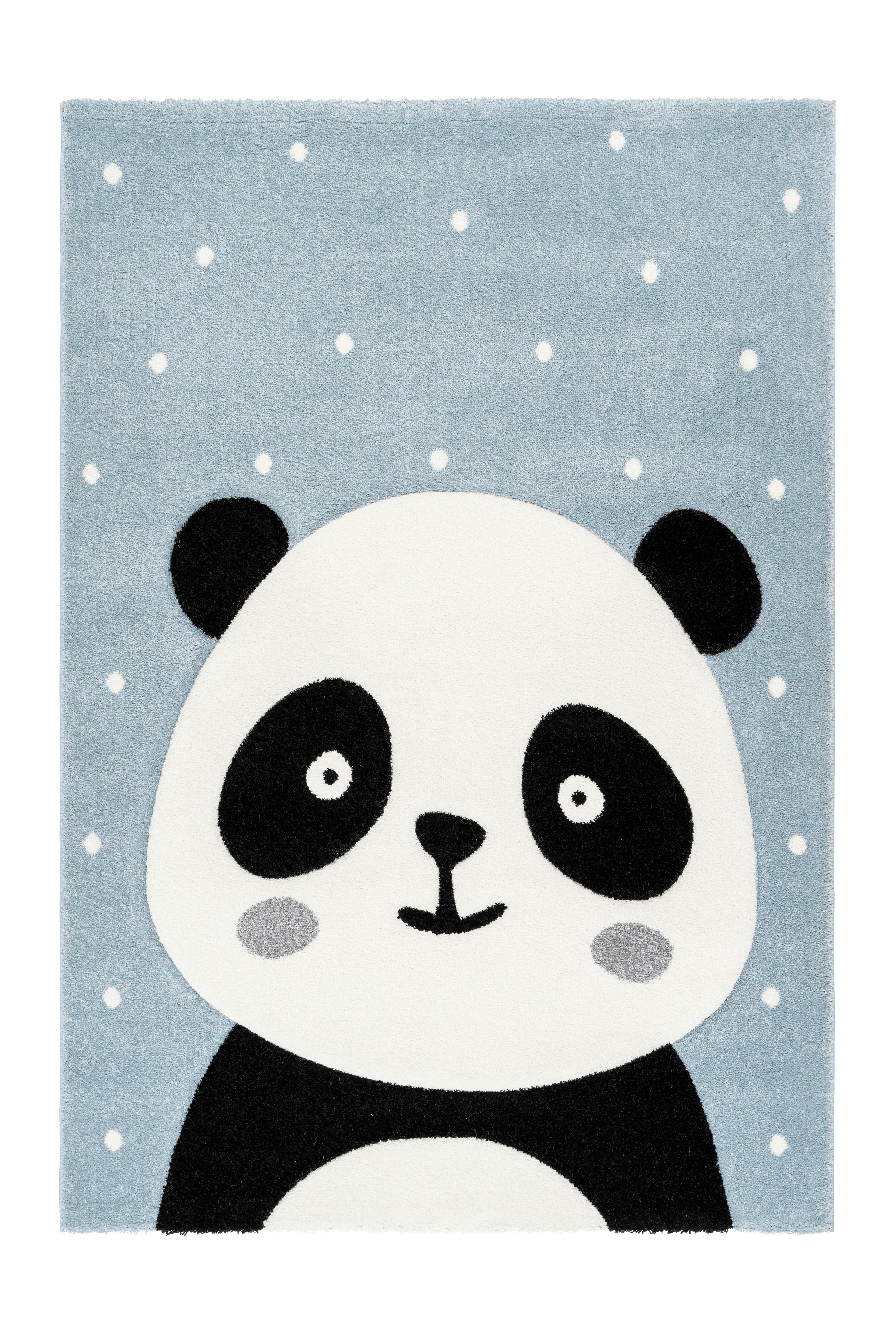 Kinderteppich Pandabär Blau Madura 120x170 Cm - Blau, Trend, Kunststoff (120/170cm) - Kayoom