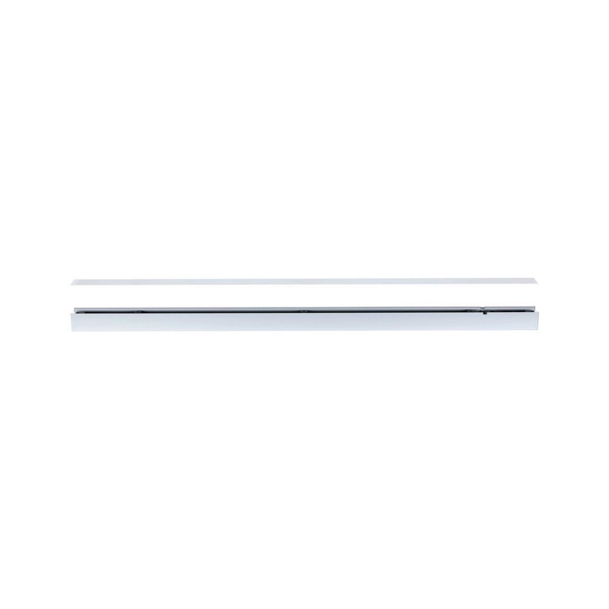 Schienensystem-abdeckschiene Linion Chromfarben B: 3,6 Cm - Chromfarben, Basics, Kunststoff (100/3,6/0,1cm) - Paulmann