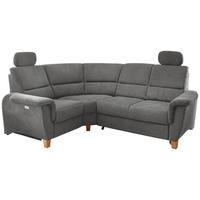 Ecksofa mit Bettkasten Parole Dunkelgrau 186x237 cm - Wildeiche/Dunkelgrau, KONVENTIONELL, Textil (186/237cm) - Livetastic