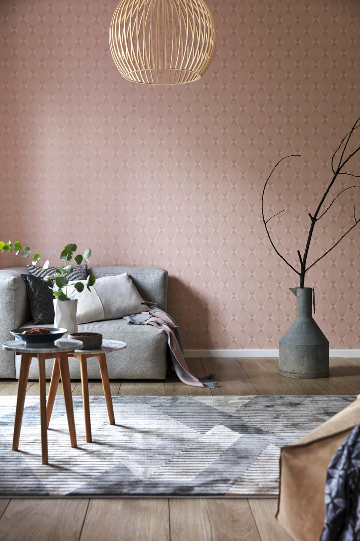 Webteppich Grau/Sand/Beige Tamo 133x200 cm - Sandfarben/Beige, Design, Textil (133/200cm) - Esprit