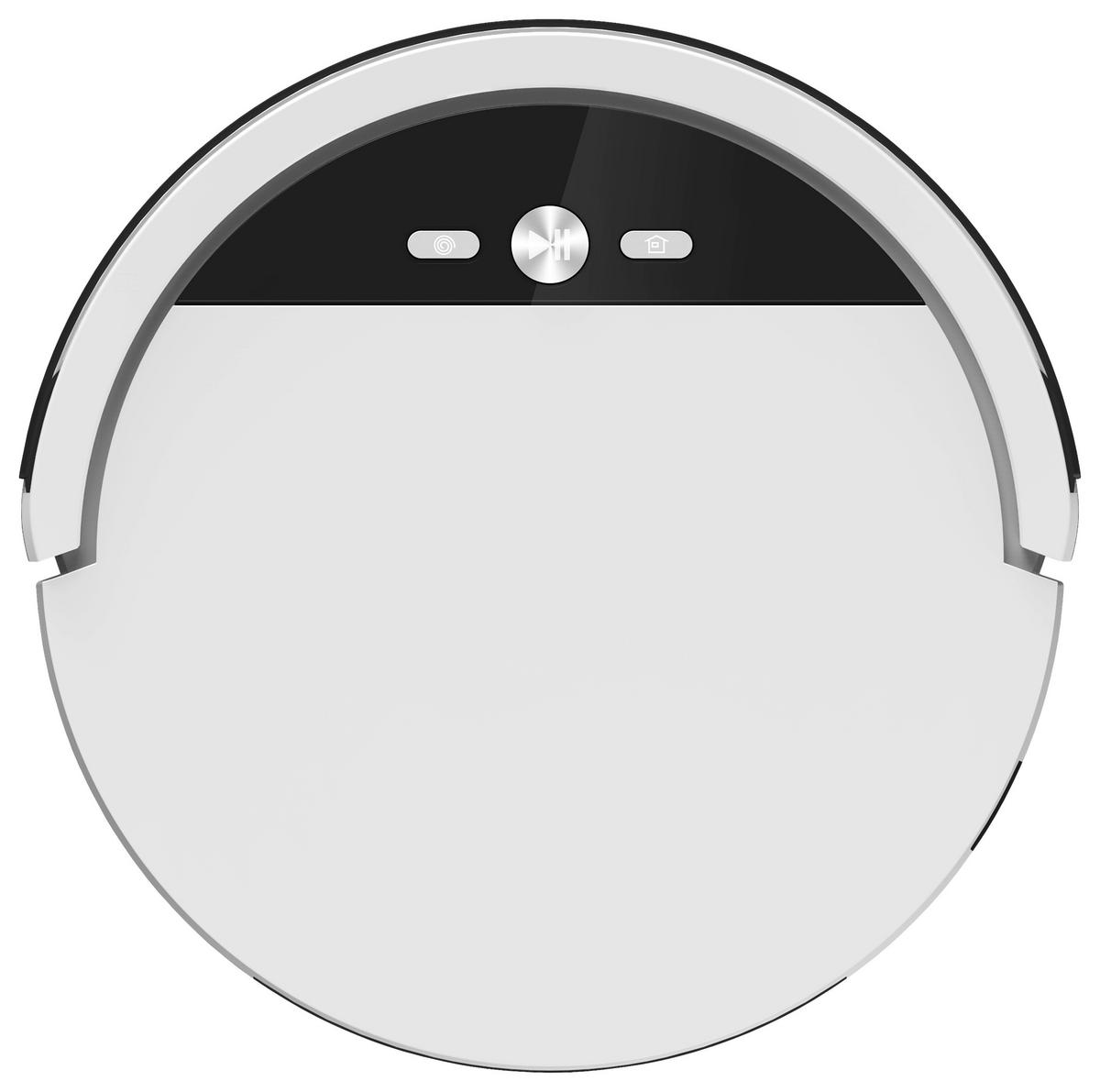 Saugroboter inkl. Seitenbürsten 20 W - Weiß, MODERN, Kunststoff/Metall (30/7,5cm)