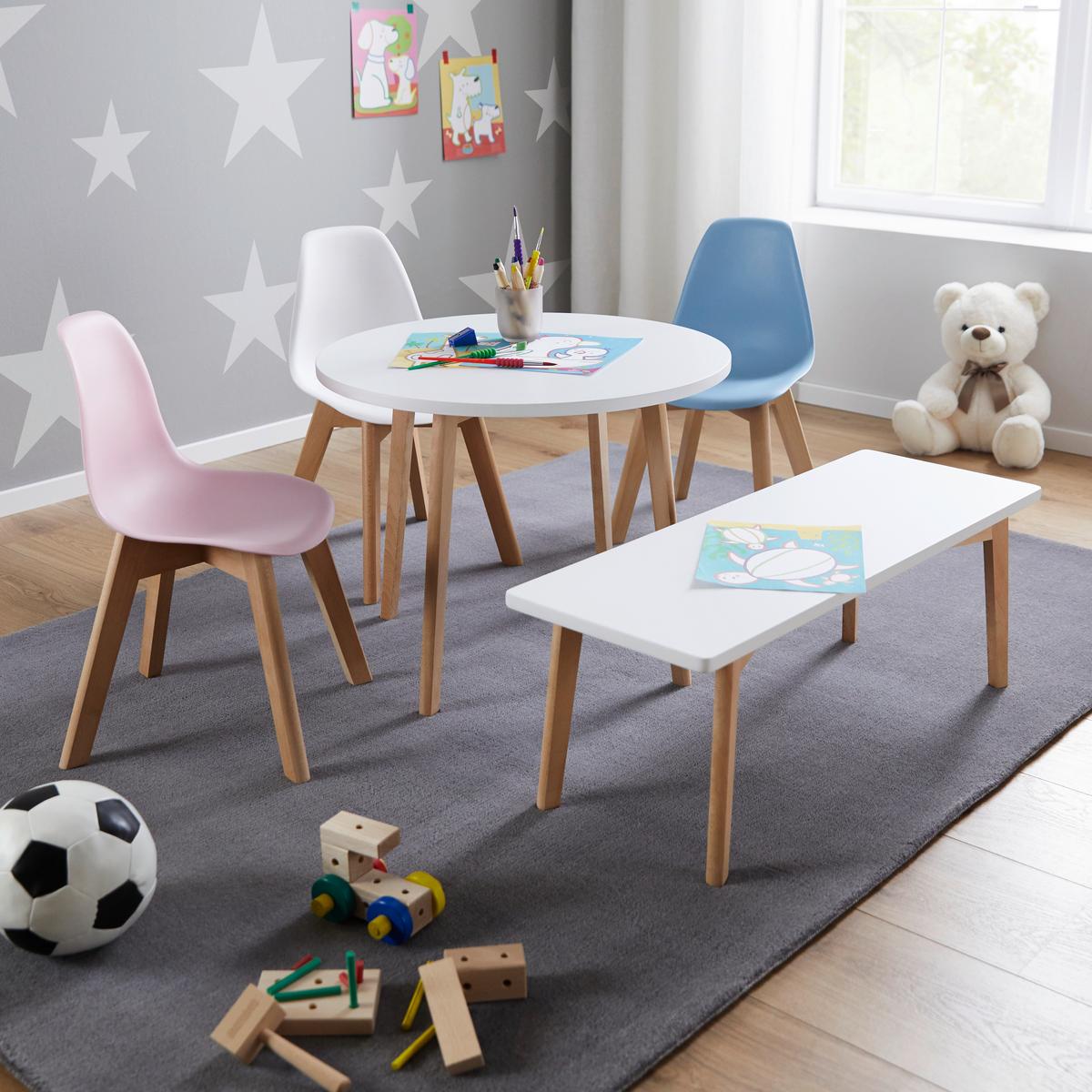 Dětská židle Tibby - růžová, Moderní, dřevo/plast (30/58/34cm) - P & B