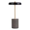 Akku-Tischleuchte 5306422 - Goldfarben/Schwarz, Design, Metall (15/30cm) - Näve