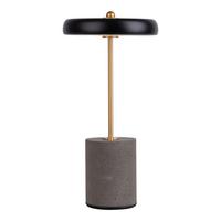 Akku-Tischleuchte 5306422 - Goldfarben/Schwarz, Design, Metall (15/30cm) - Näve