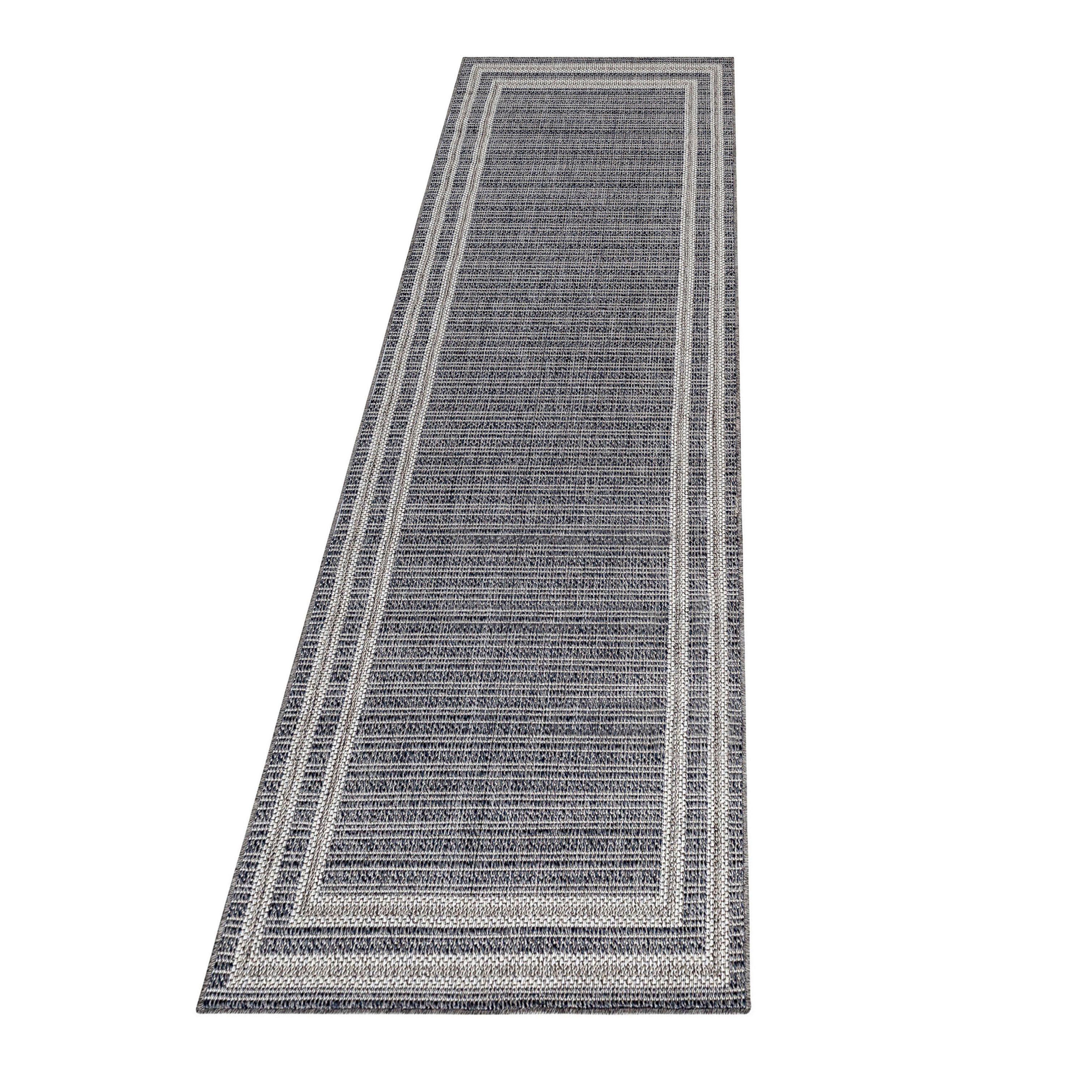 Läufer Aruba - Grau, Design, Textil (80/250cm)