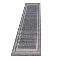 Läufer Aruba - Grau, Design, Textil (80/250cm)