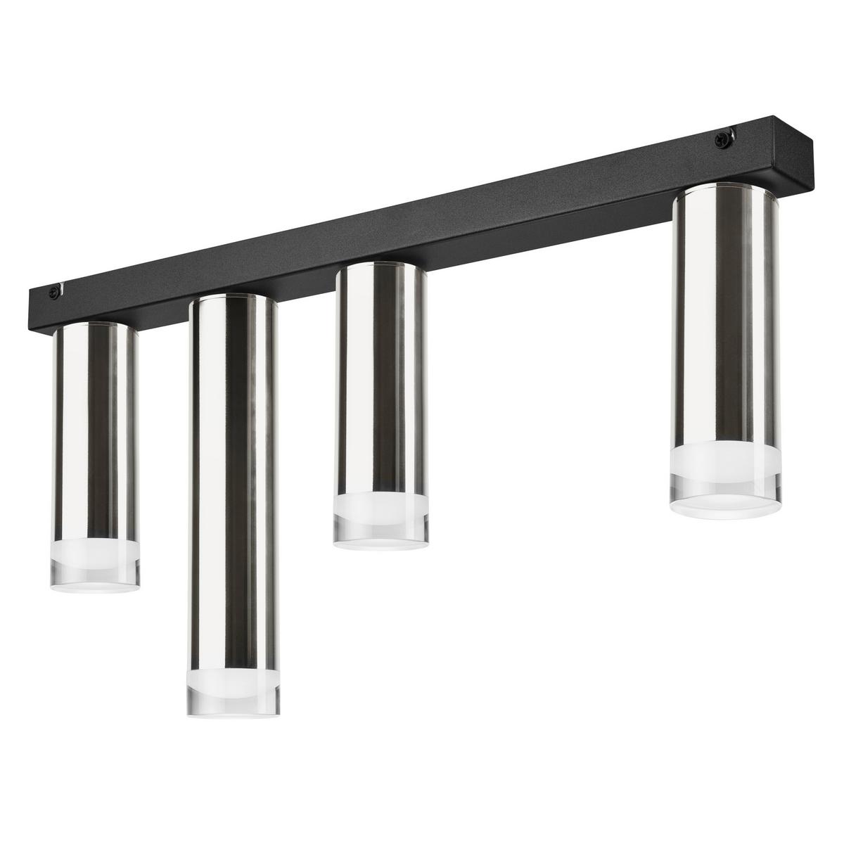 Deckenleuchte 39725 Diego - Chromfarben, Design, Metall (32/6/60cm)