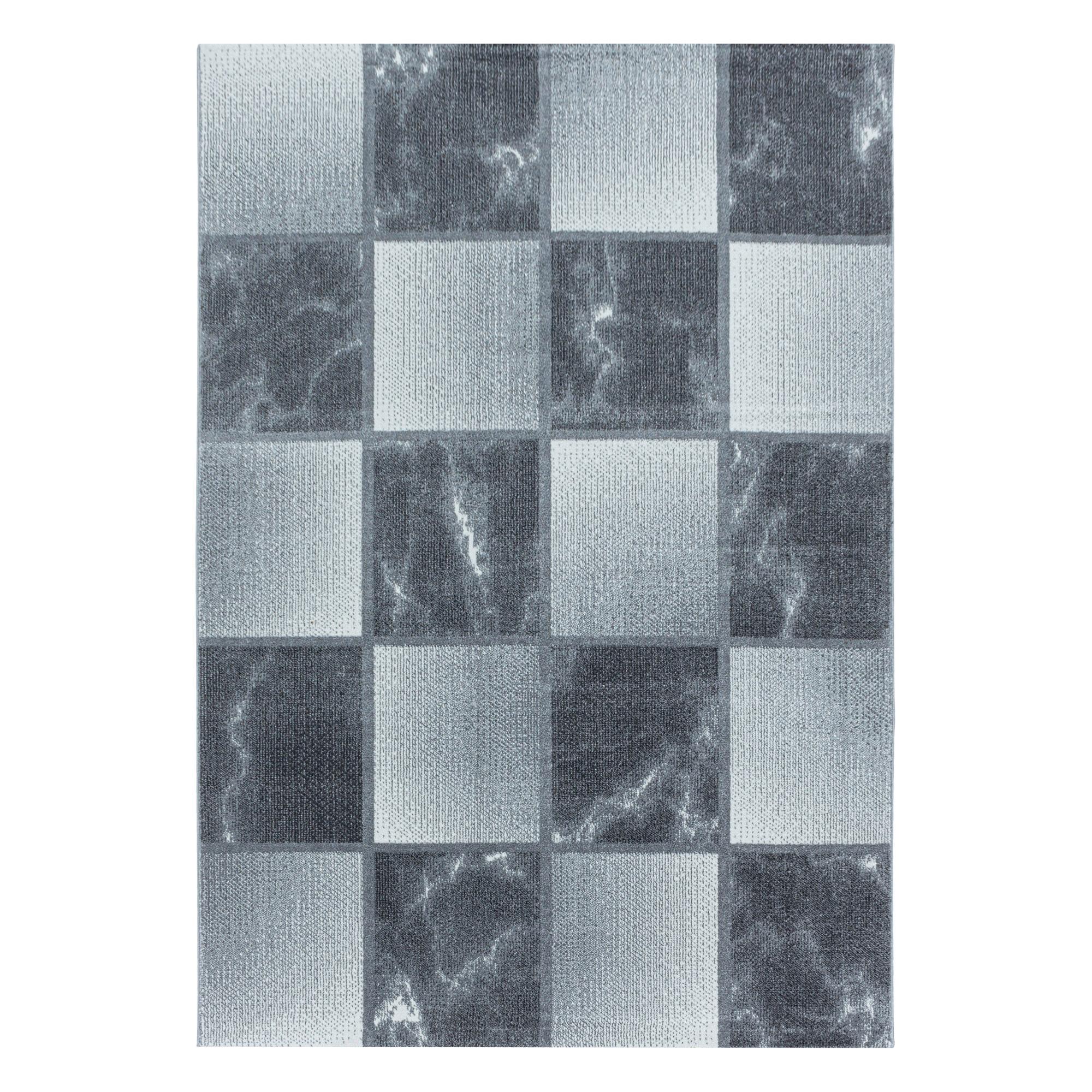 Webteppich Grau Naturfaser Ottawa 140x200 cm