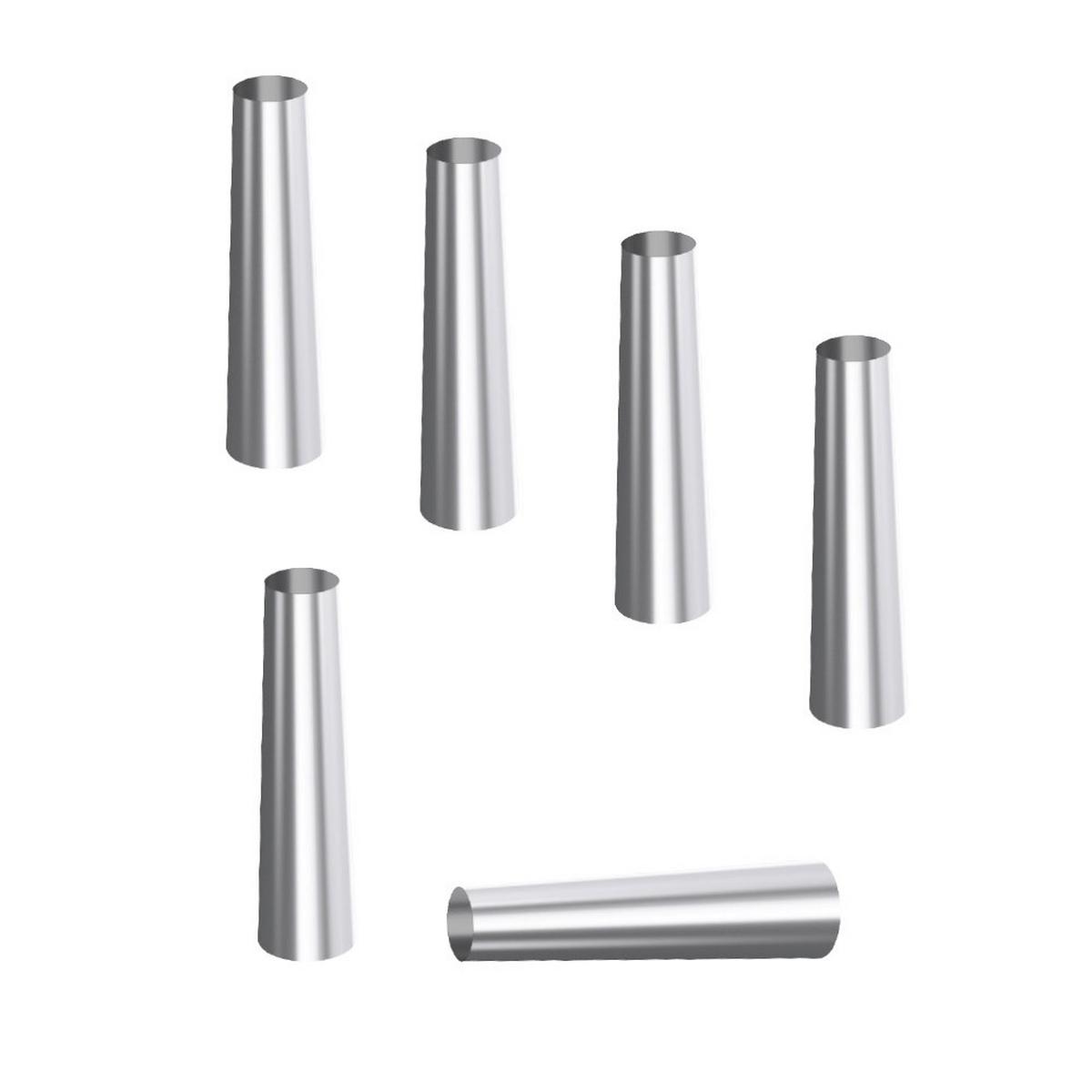 Backformenset Schaumrolle - Edelstahlfarben, Basics, Metall (8/8/1,5cm) - Metaltex