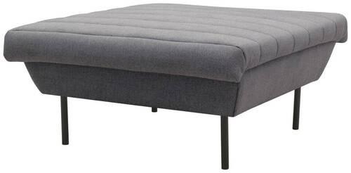 Hocker Looks Ix - Blaugrau/Schwarz, Design, Textil (90/45/105cm) - LOOKS by W.Joop