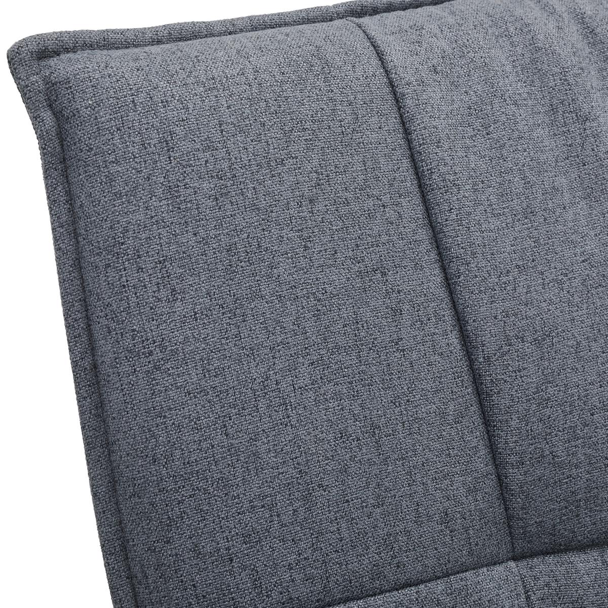 Drehstuhl Edwin höhenverstellbar Grau/Schwarz - Schwarz/Grau, MODERN, Kunststoff/Textil (60/79-90/63cm) - Livetastic