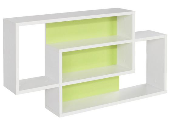 Nástenný Regál Dream Dxr11 - biela/zelená, Moderný, kompozitné drevo (90/48/16cm) Nástenný Regál Dream Dxr11 - biela/zelená, Moderný, kompozitné drevo (90/48/16cm)