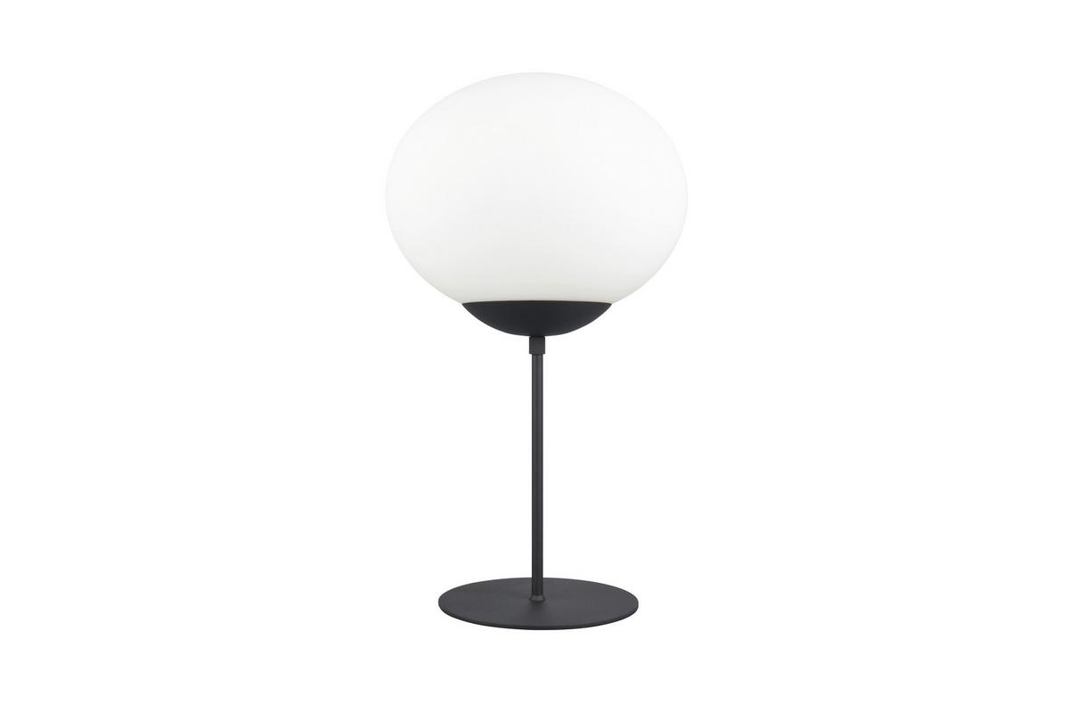 Tischleuchte 563100132 Fomento - Schwarz/Weiß, Basics, Glas/Metall (30/52cm) - Trio Leuchten