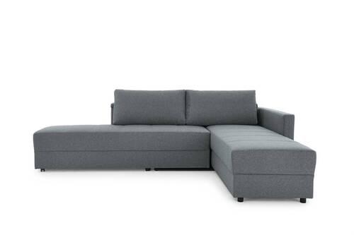Ecksofa Looks IIi - Dunkelgrau/Schwarz, Design, Textil (229/287cm) - LOOKS by W.Joop