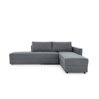 Ecksofa Looks Iii - Dunkelgrau/Schwarz, Design, Textil (229/287cm) - LOOKS by W.Joop
