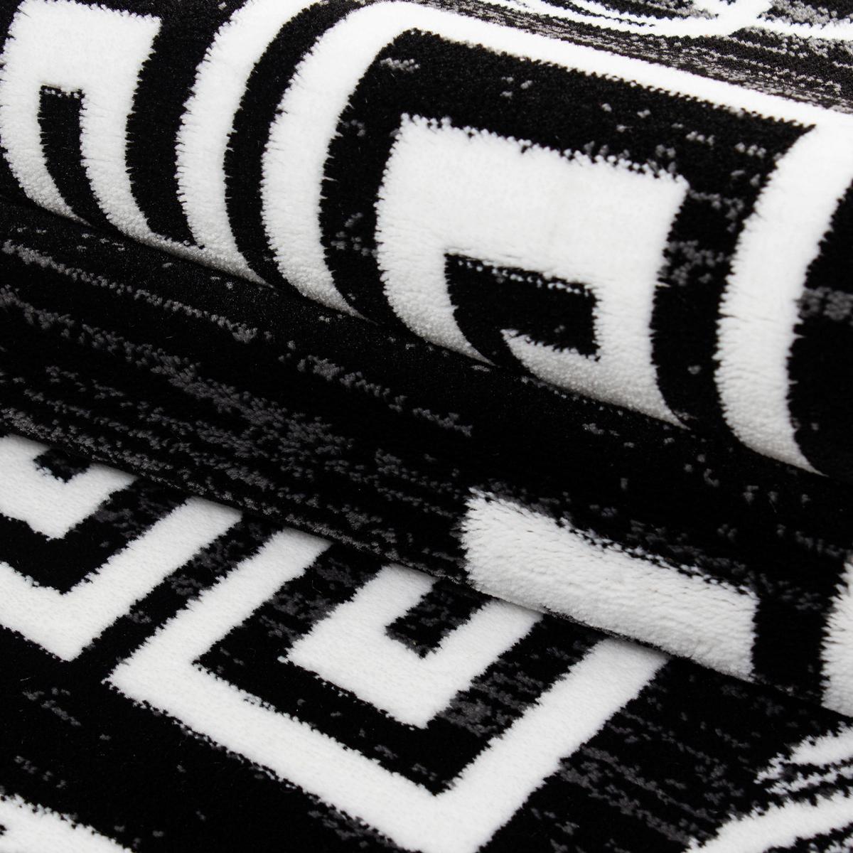 Webteppich Schwarz Naturfaser Miami 160x230 cm - Schwarz, Trend, Textil (160/230cm)