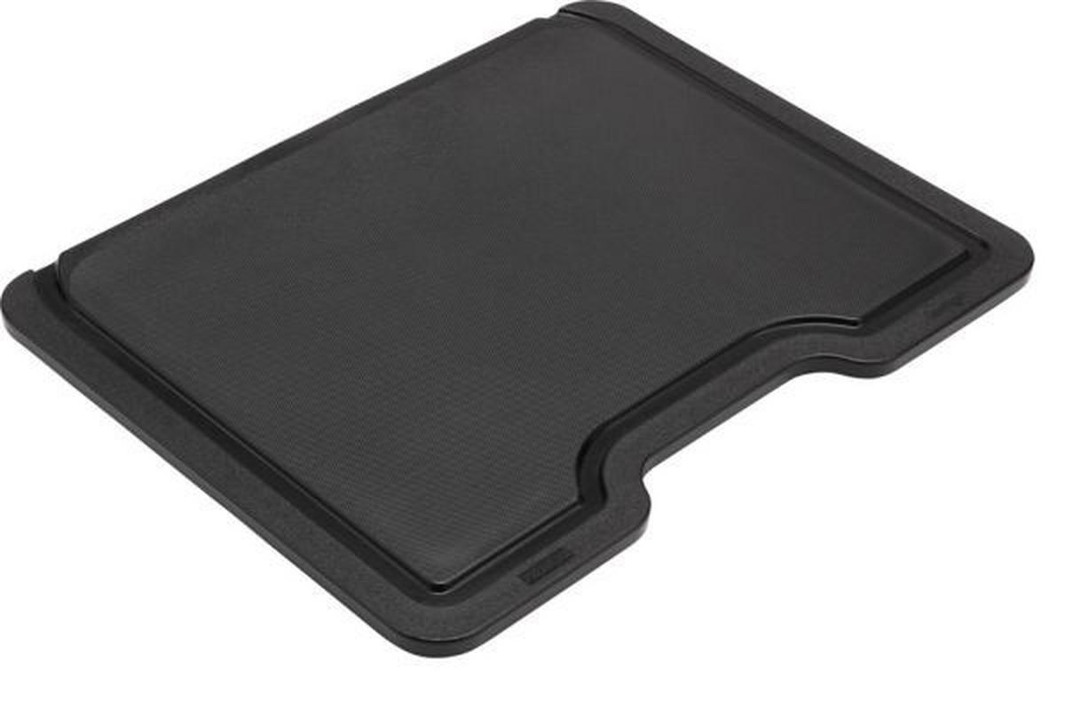 Schneidebrett Kunststoff Antibakteriell Lxb: 36,4x28 Cm - Schwarz, MODERN, Kunststoff (28/36,4cm)