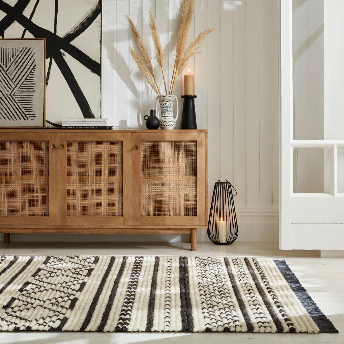 Berberteppich Sabri - Creme, KONVENTIONELL, Textil (160/230cm)