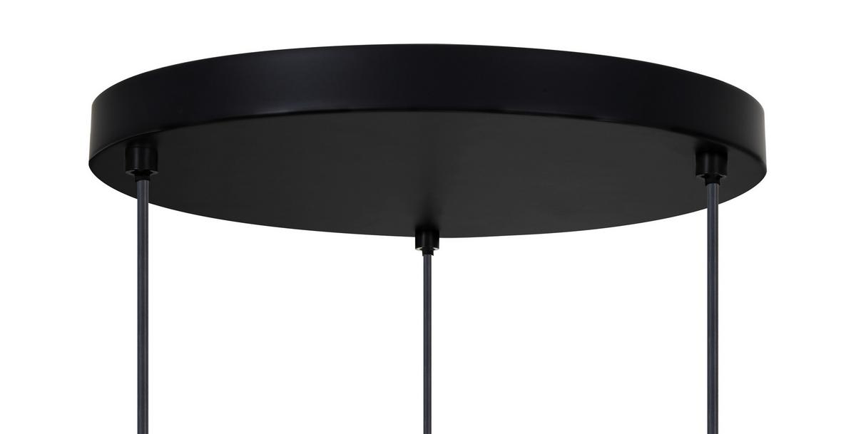 Hängeleuchte Bunti - Pink/Goldfarben, MODERN, Glas/Metall (45/45/120cm)