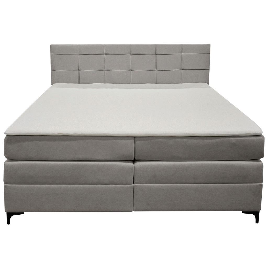 Boxspringbett Mitto Hellgrau 180x200 Cm