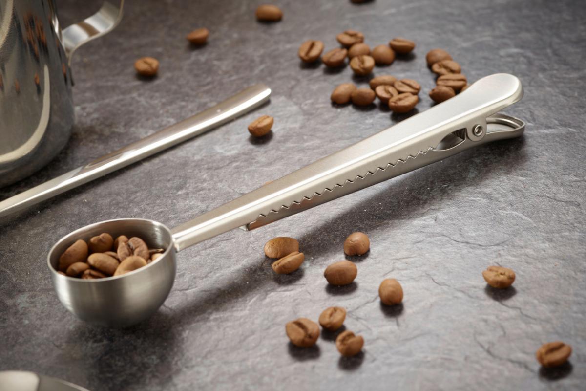 Kaffeeset Echtwerk Kaffeezubehör-Set - Silberfarben, Design, Metall (10,5cm) - Echtwerk