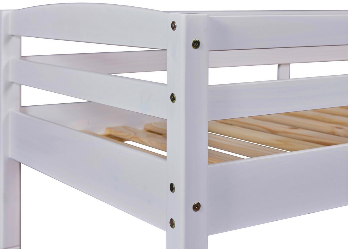 Etagenbett Annika, Weiß 90/200cm - Weiß, KONVENTIONELL, Holz (90/200cm) - Livetastic