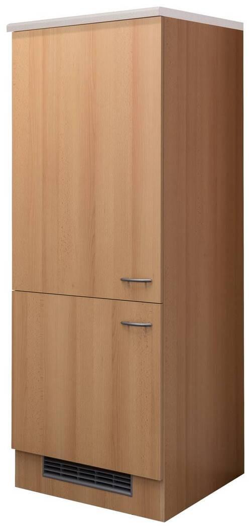 Geräteumbauschrank Nano Buchefarben B: 60 cm - Beige/Buchefarben, KONVENTIONELL, Holzwerkstoff (60/160,6/60cm) - FlexWell